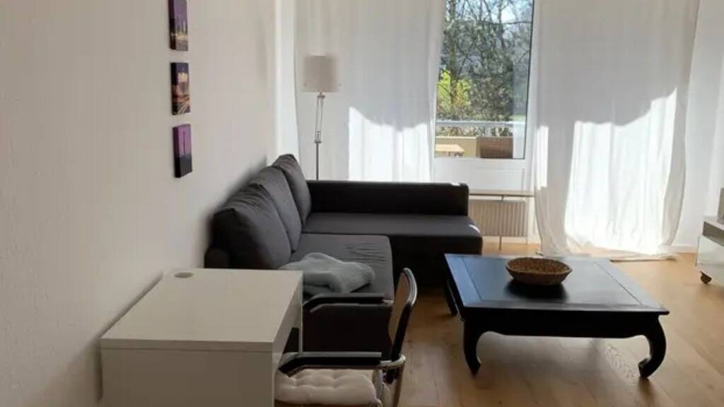 Fully Furnished 2-Room Apartment with Balcony & Parking