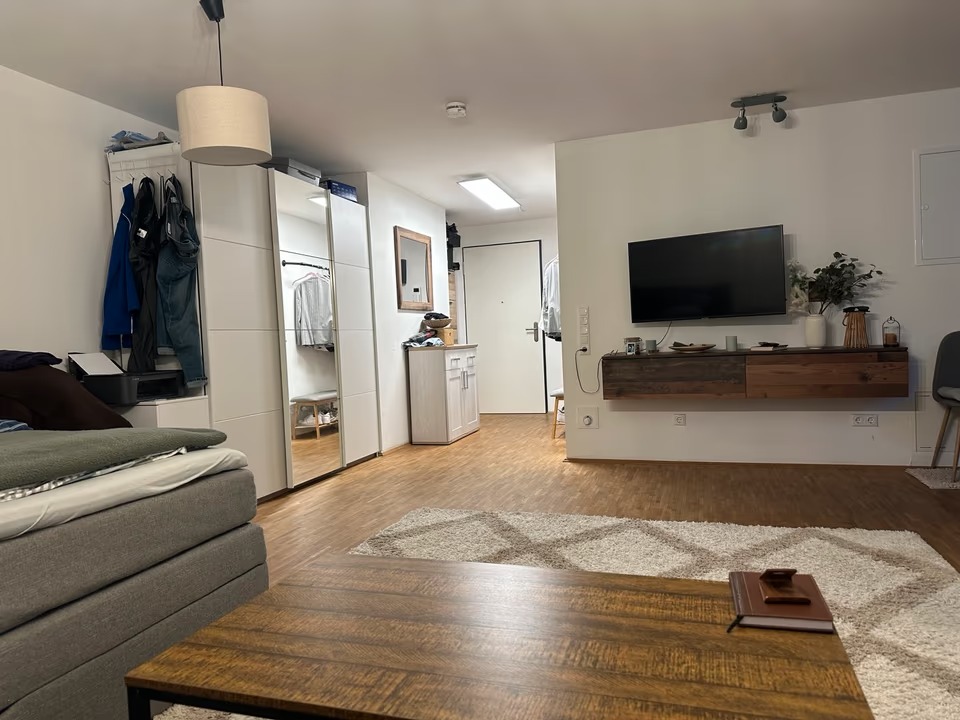 Fully Furnished 1-Room Apartment with Large Balcony & Elevator