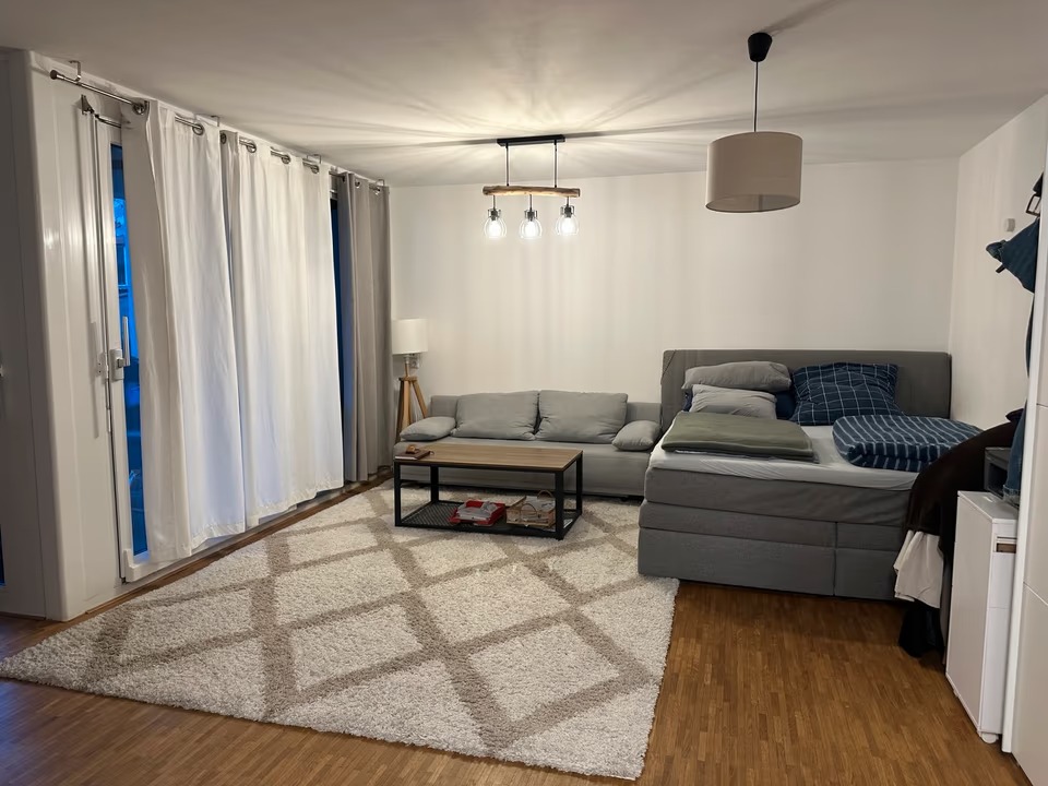 Fully Furnished 1-Room Apartment with Large Balcony & Elevator