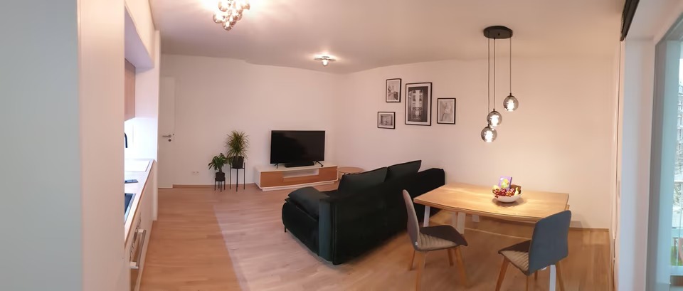 Stylish Fully Furnished 2-Room Apartment with Balcony & Parking