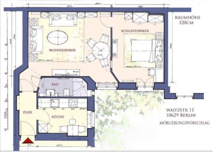 Elegant 2-Room Apartment in Prime Berlin-Charlottenburg