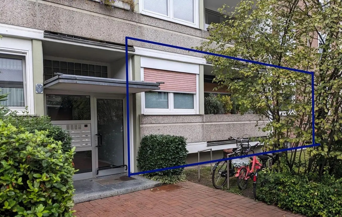 2-Room Apartment with Balcony in Düsseldorf-Kaiserswerth