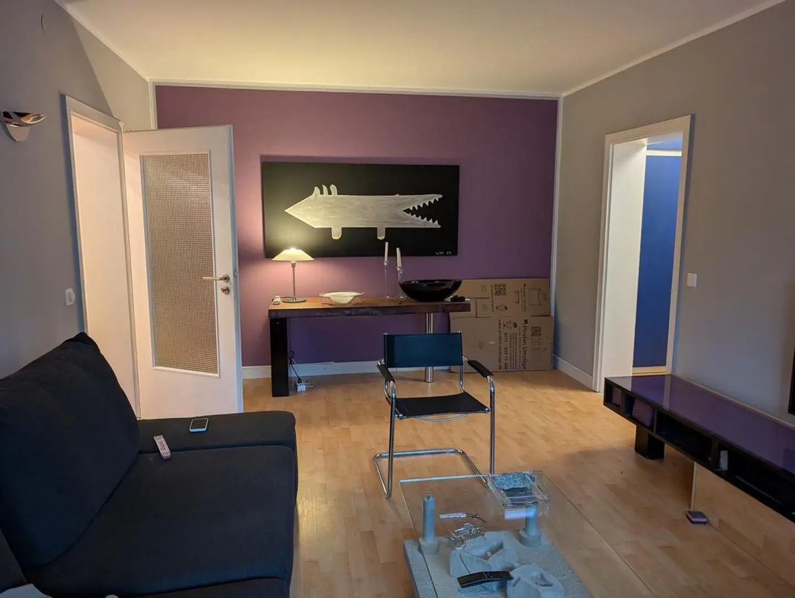 2-Room Apartment with Balcony in Düsseldorf-Kaiserswerth