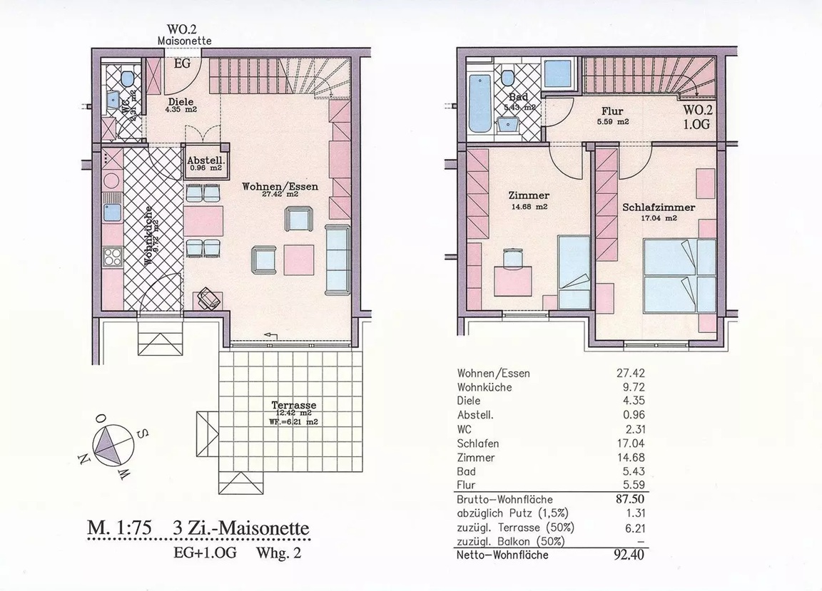 Maisonette-Style 3-Room “House-in-House” with Garden in Frankfurt Sachsenhausen