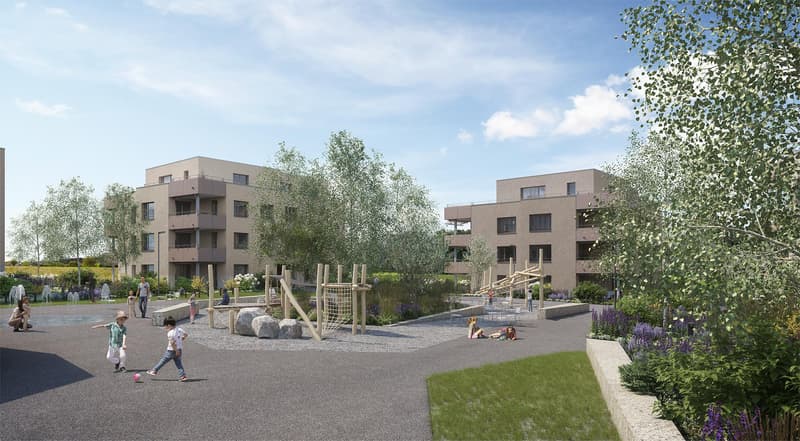 Modern 5.5-Room Family Apartment in New Development in Othmarsingen (CH)