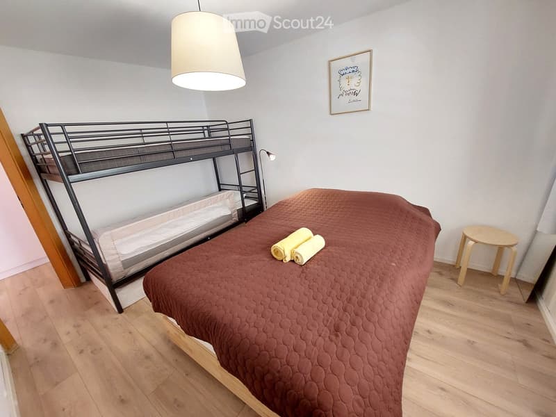 Alpine 2-Room Furnished Apartment with Balcony in Haute-Nendaz