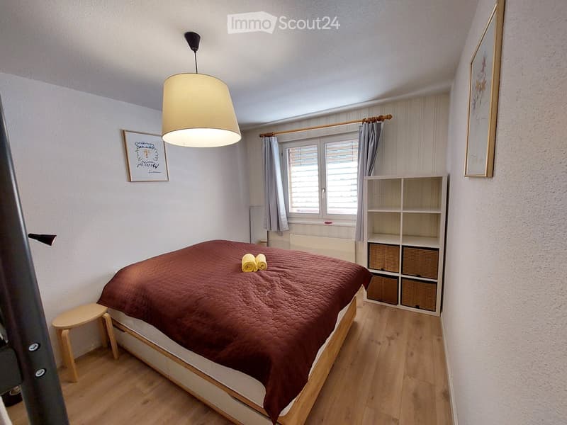Alpine 2-Room Furnished Apartment with Balcony in Haute-Nendaz