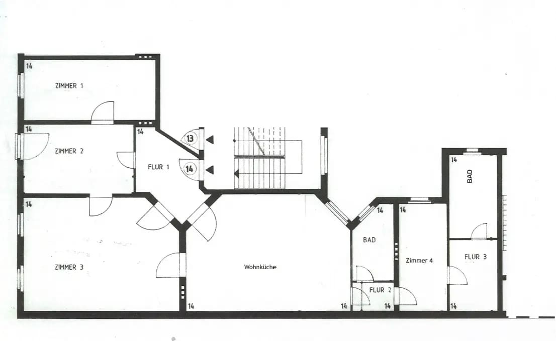 Geräumige 4-Zimmer-Wohnung in Aachen – Hell & Unmöbliert